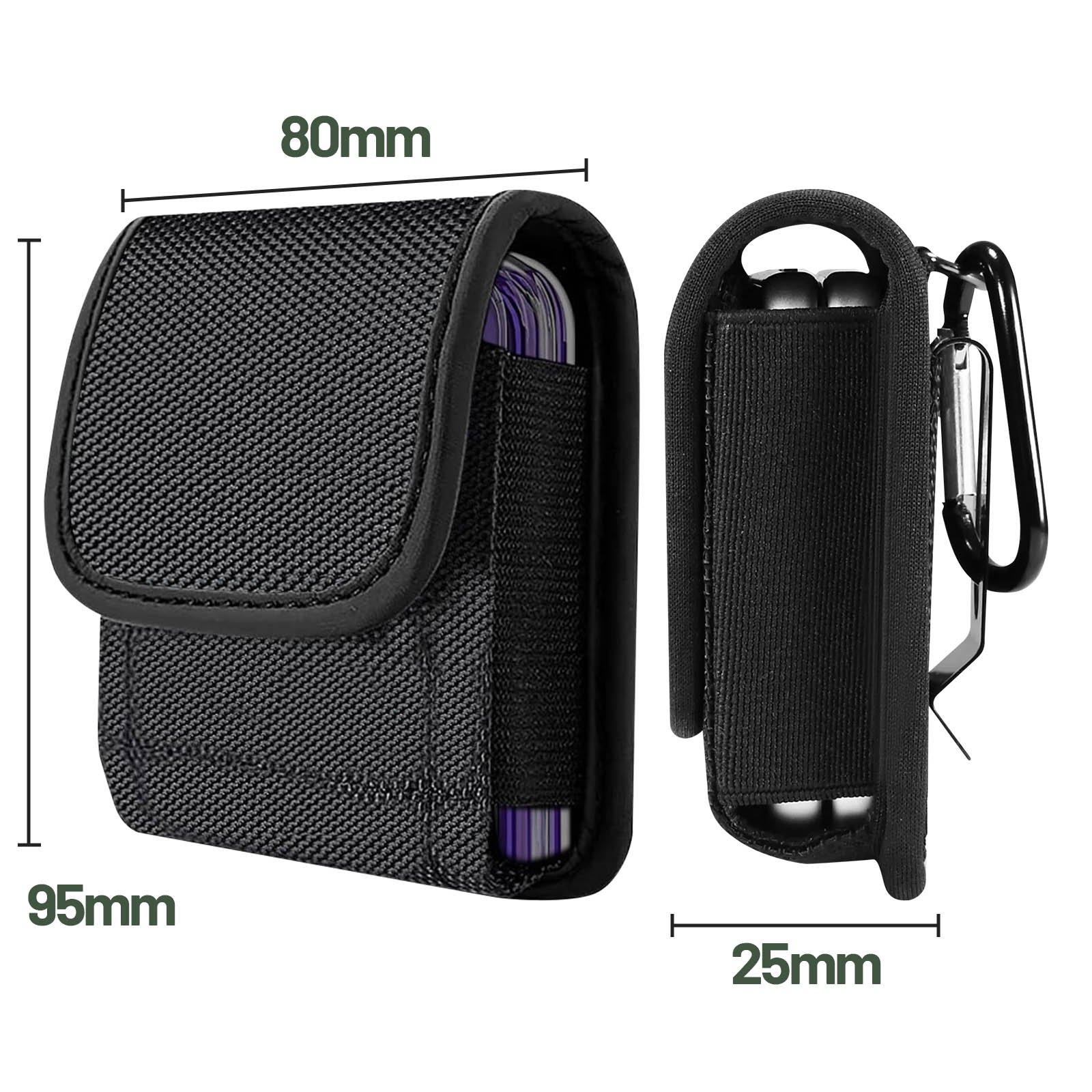 Avizar Flip-Smartphones Gürteltasche Schwarz