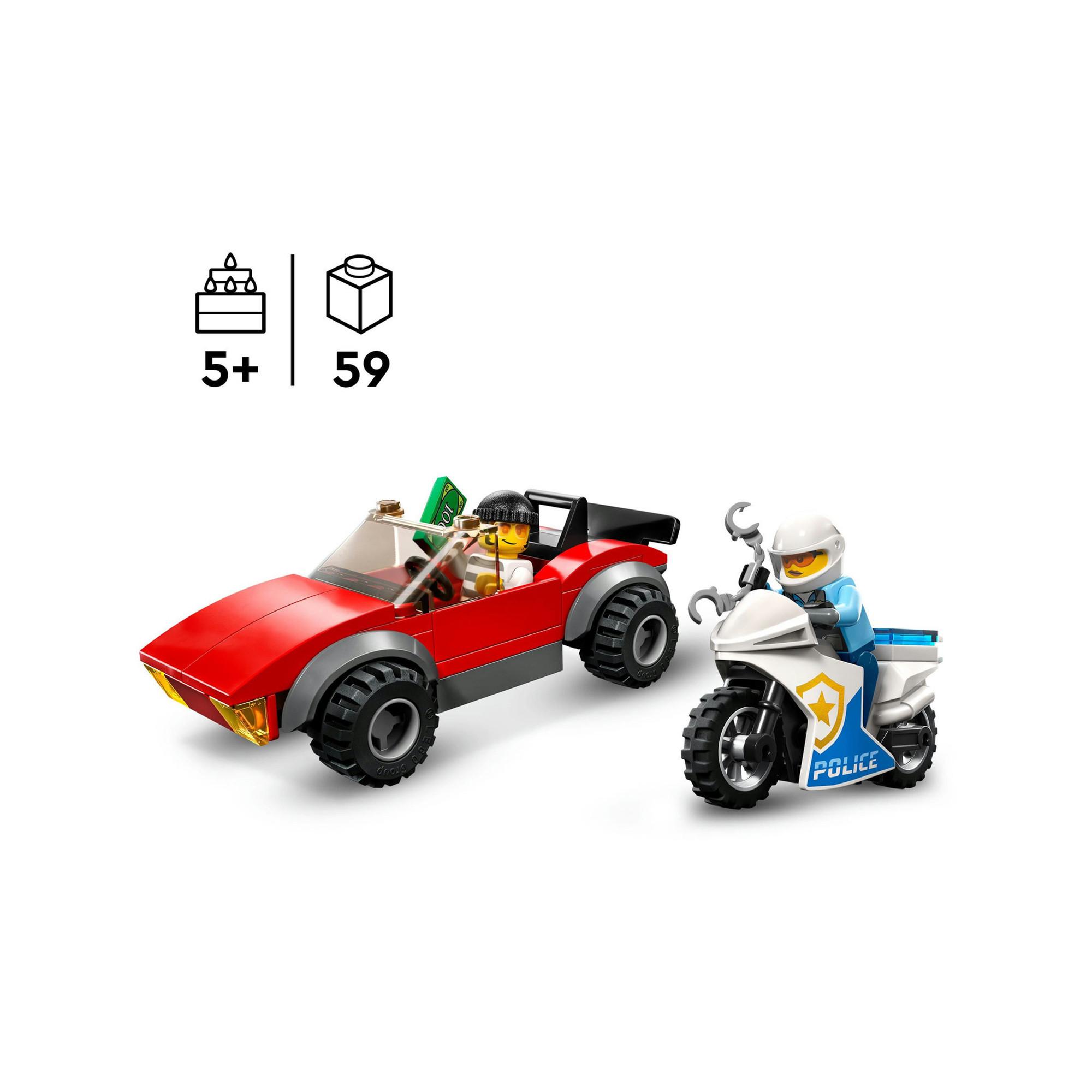 LEGO® 60392 Verfolgungsjagd mit dem Polizeimotorrad