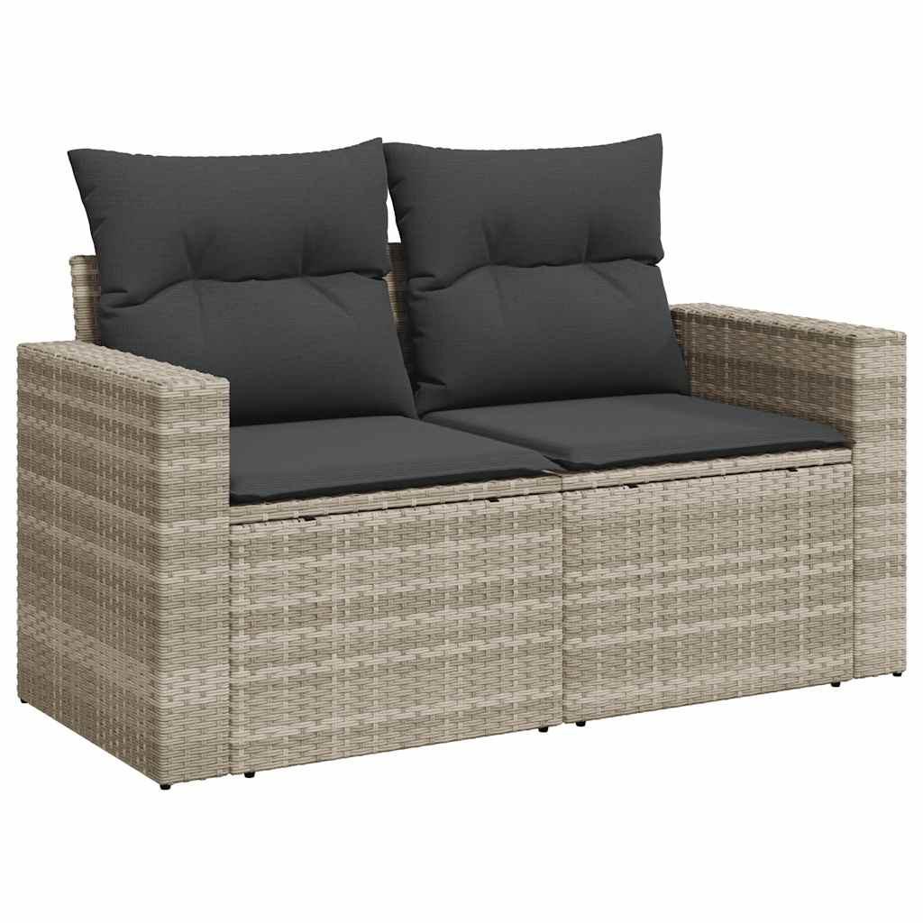 VidaXL Gartensofa set poly-rattan