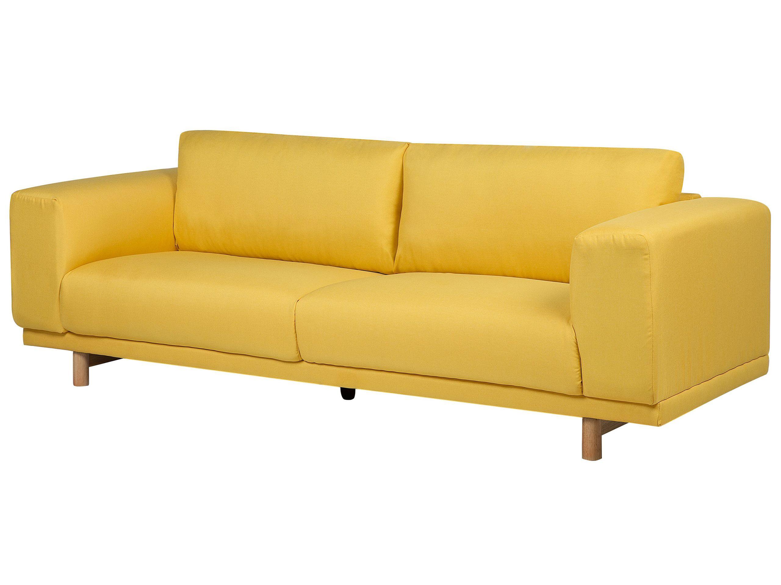 Beliani 3 Sitzer Sofa aus Polyester Modern NIVALA