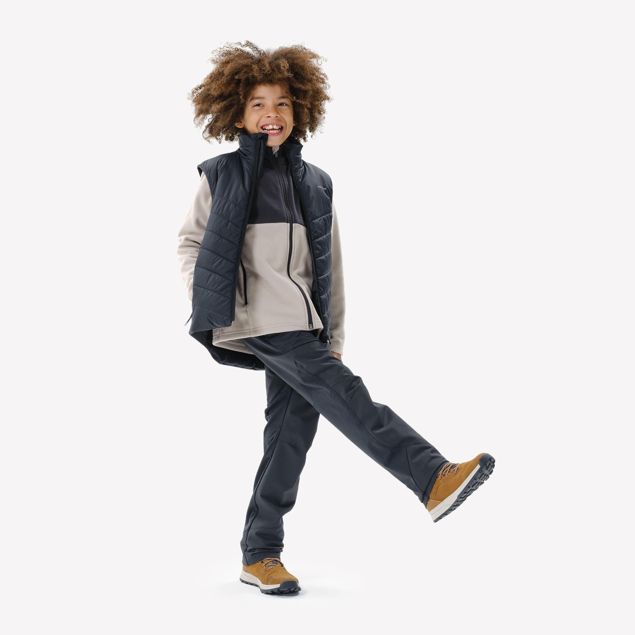 QUECHUA Wattierte Wanderweste Hybridweste Kinder