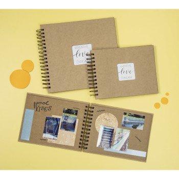 hama Hama Craft Fotoalbum Braun 40 Blätter 10 x 15 Spiralbindung