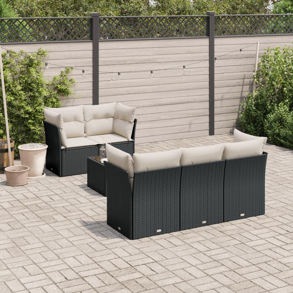 VidaXL Garten sofagarnitur poly-rattan