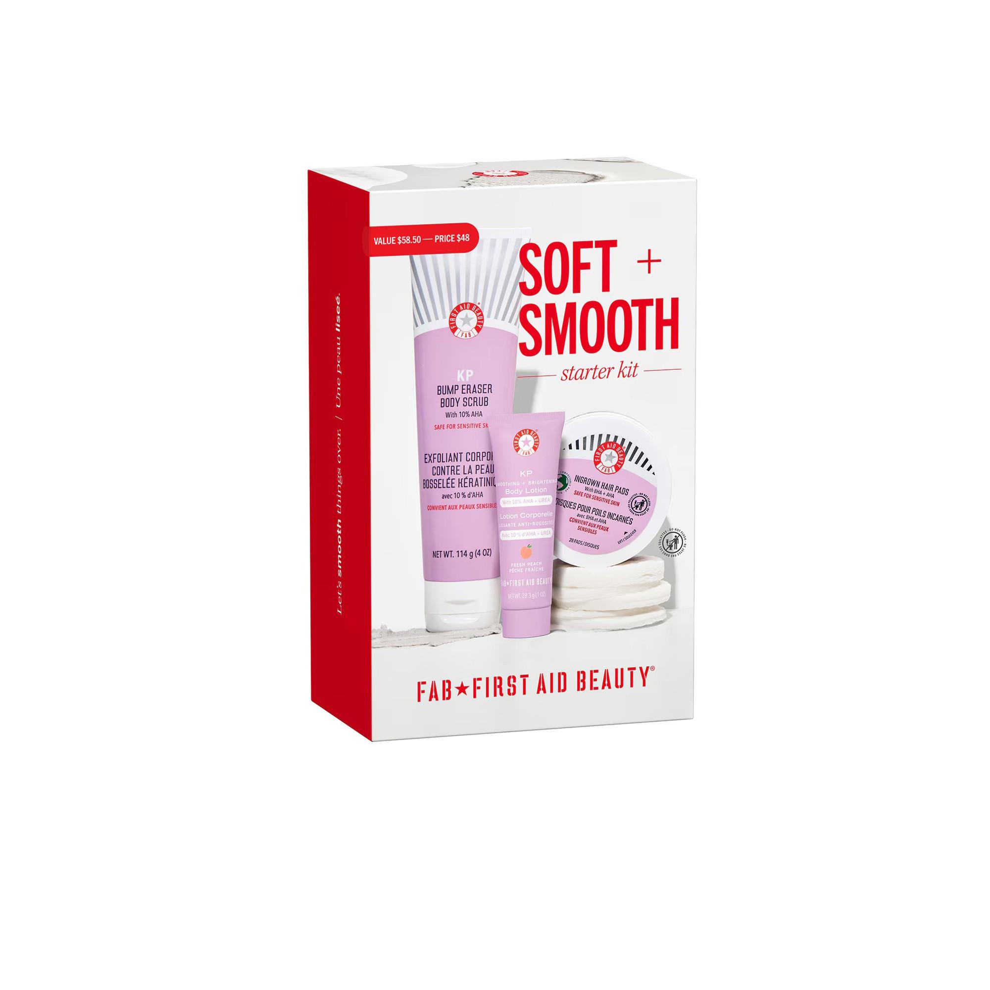 FIRST AID BEAUTY Soft + Smooth Starter Kit - Starter-Set für Geschmeidige + Glatte Haut