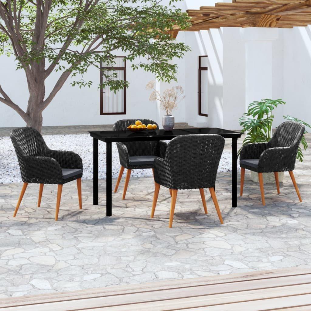 VidaXL Garten essgruppe poly-rattan