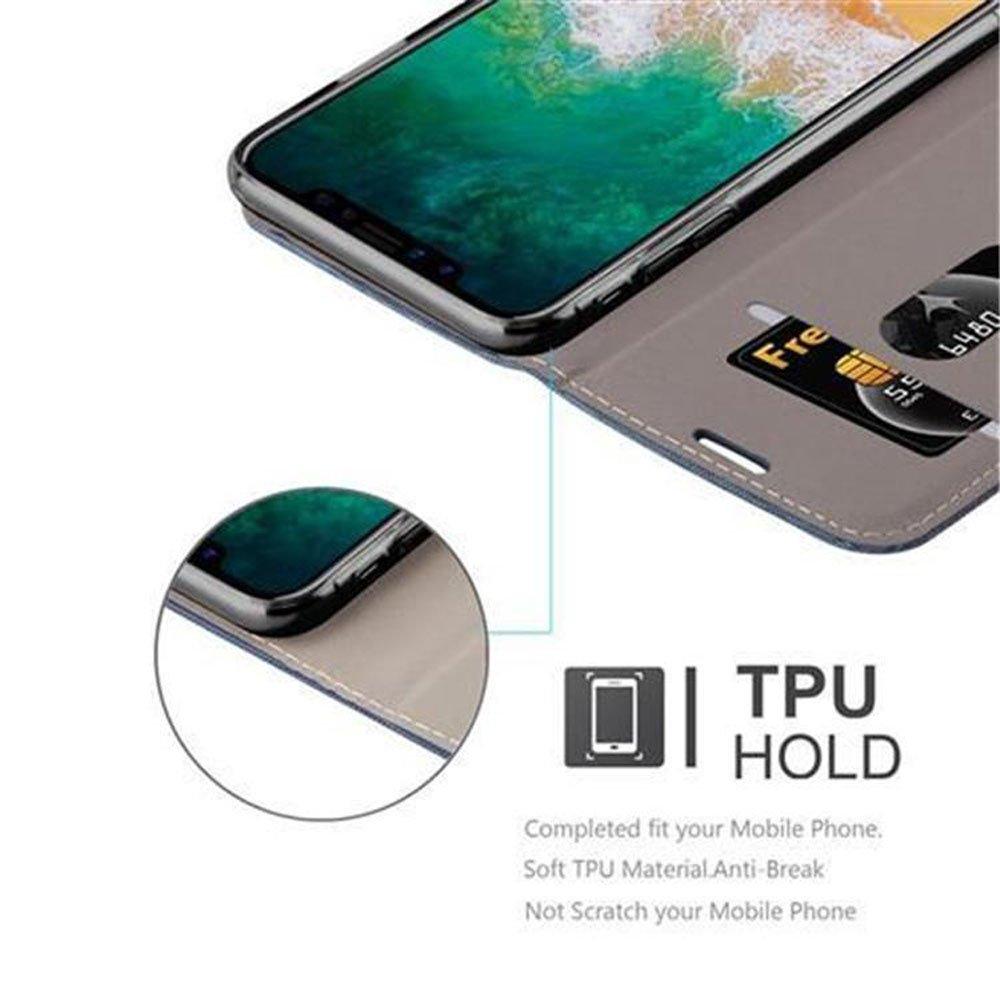 Cadorabo Hülle für Apple iPhone X / XS Magnetverschluss, Kartenfach