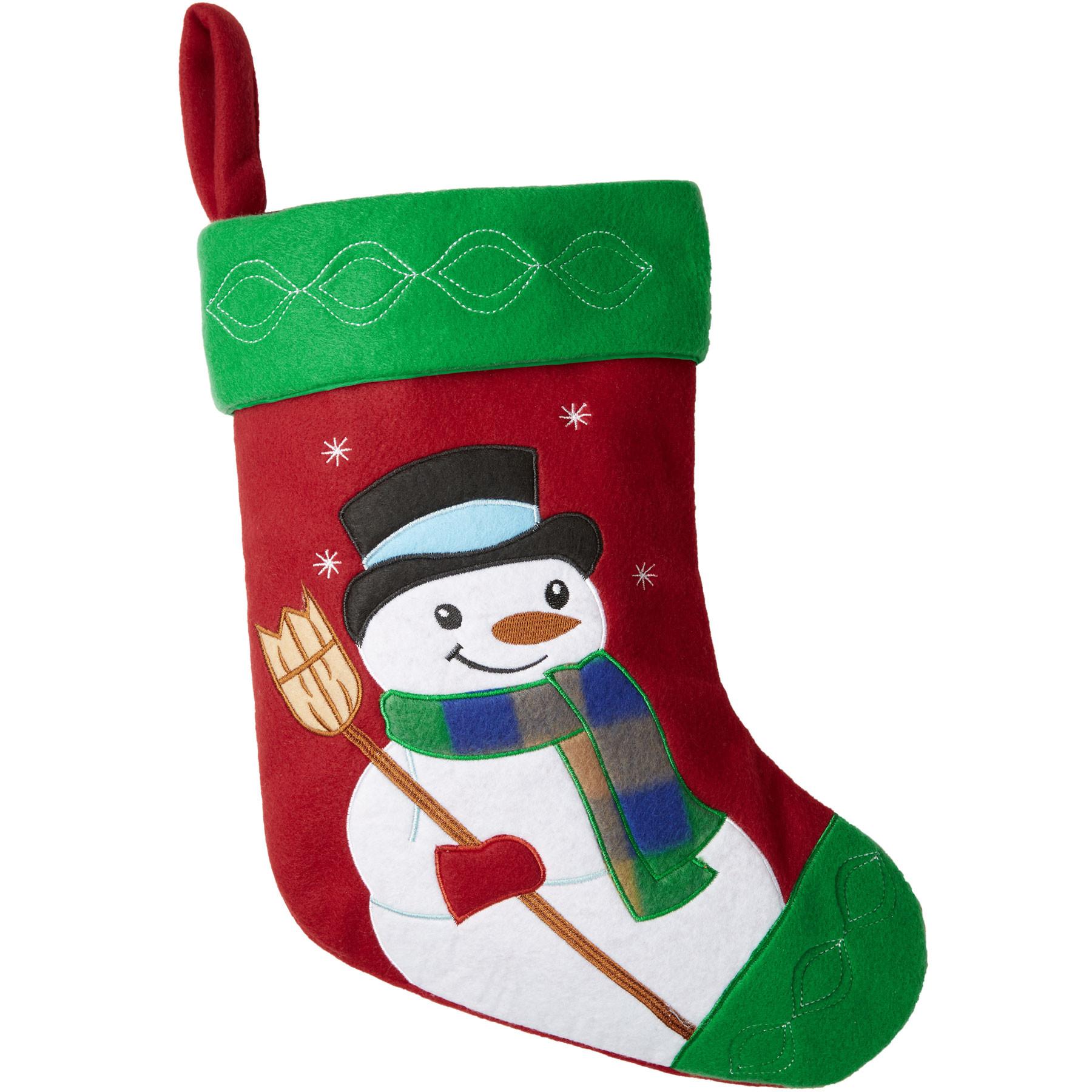 Tectake Nikolausstiefel mit Schneemann-Motiv