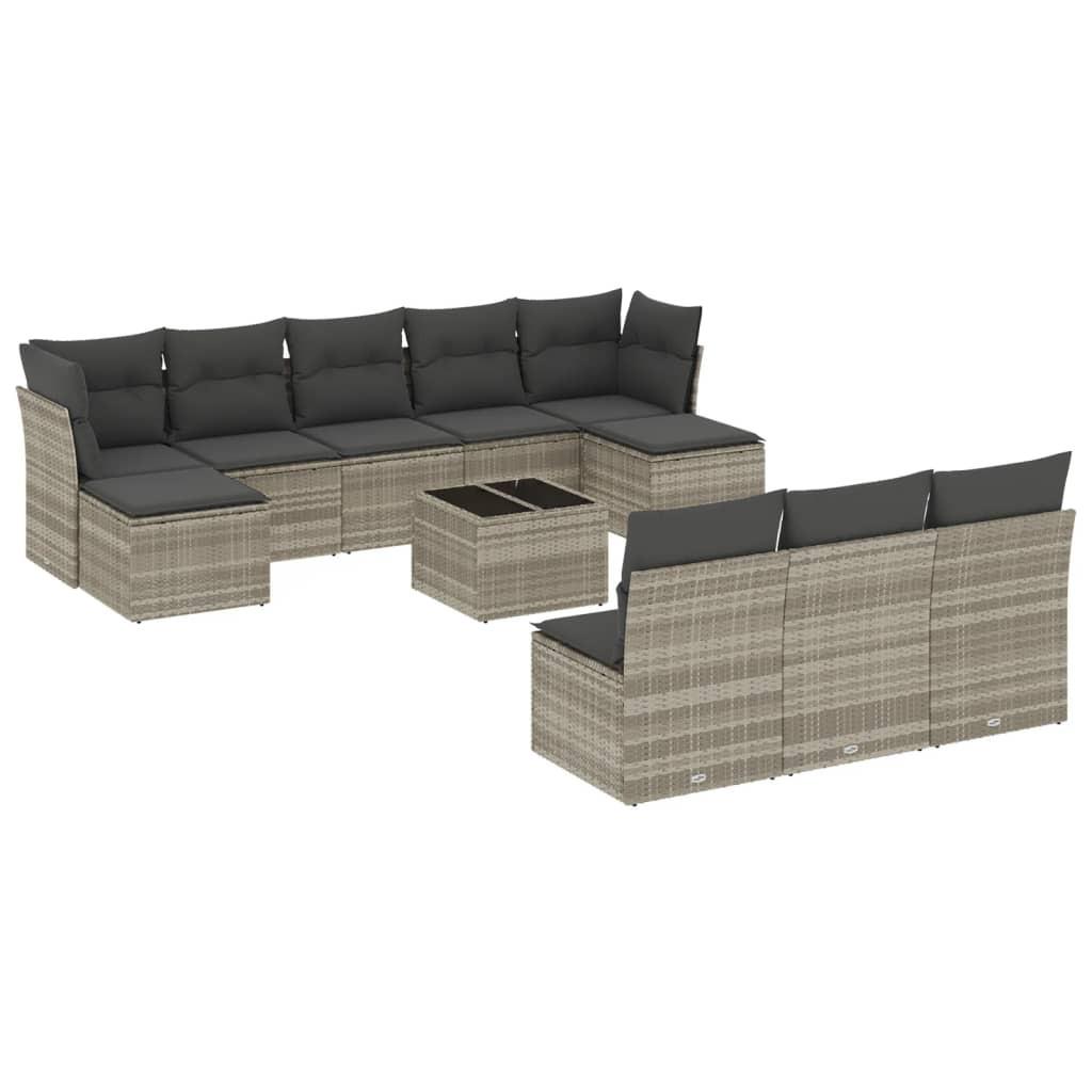 VidaXL Garten sofagarnitur poly-rattan