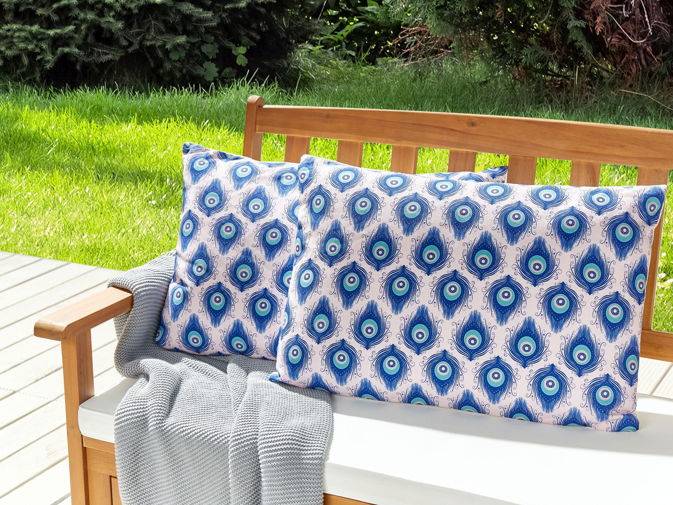 Beliani Gartenkissen 2er Set aus Polyester Modern CERIANA