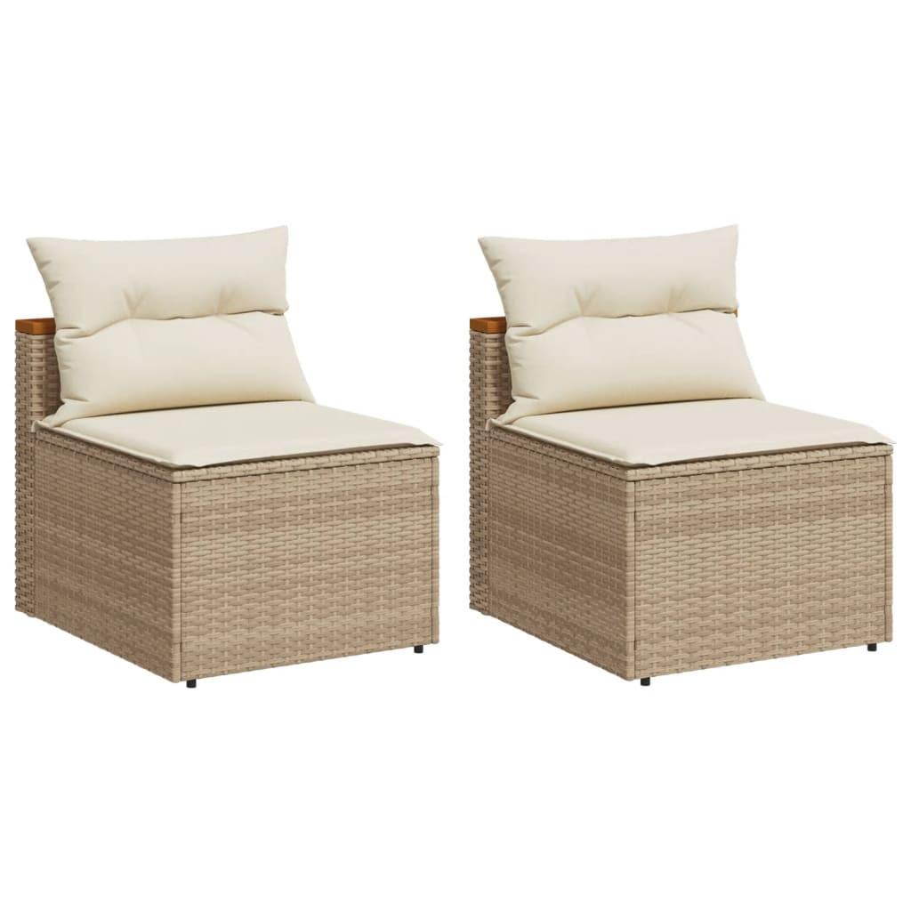 VidaXL Gartensofa poly-rattan