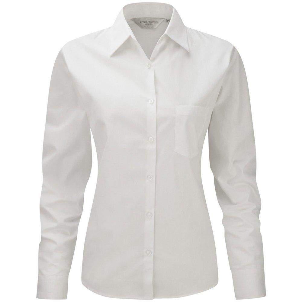 Russell Baumwoll Langarm Bluse
