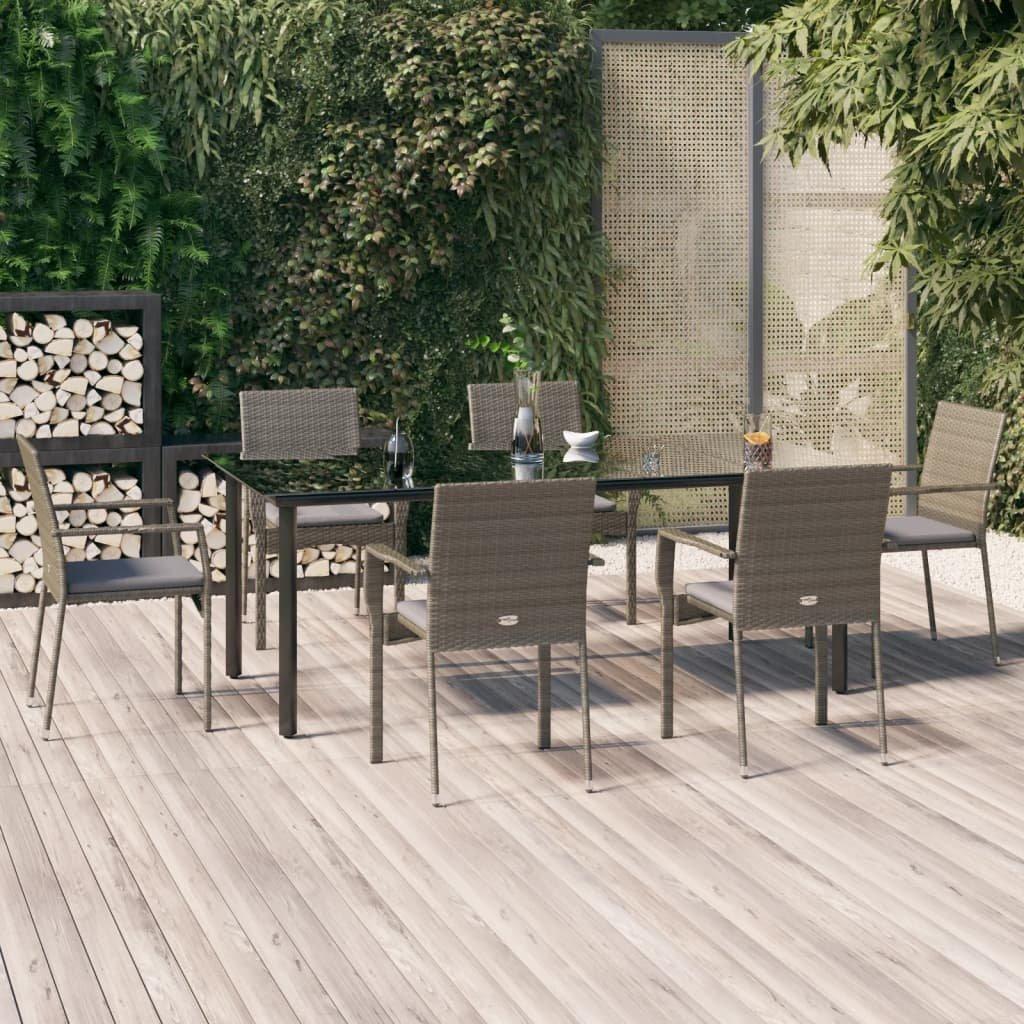 VidaXL Garten essgruppe poly-rattan