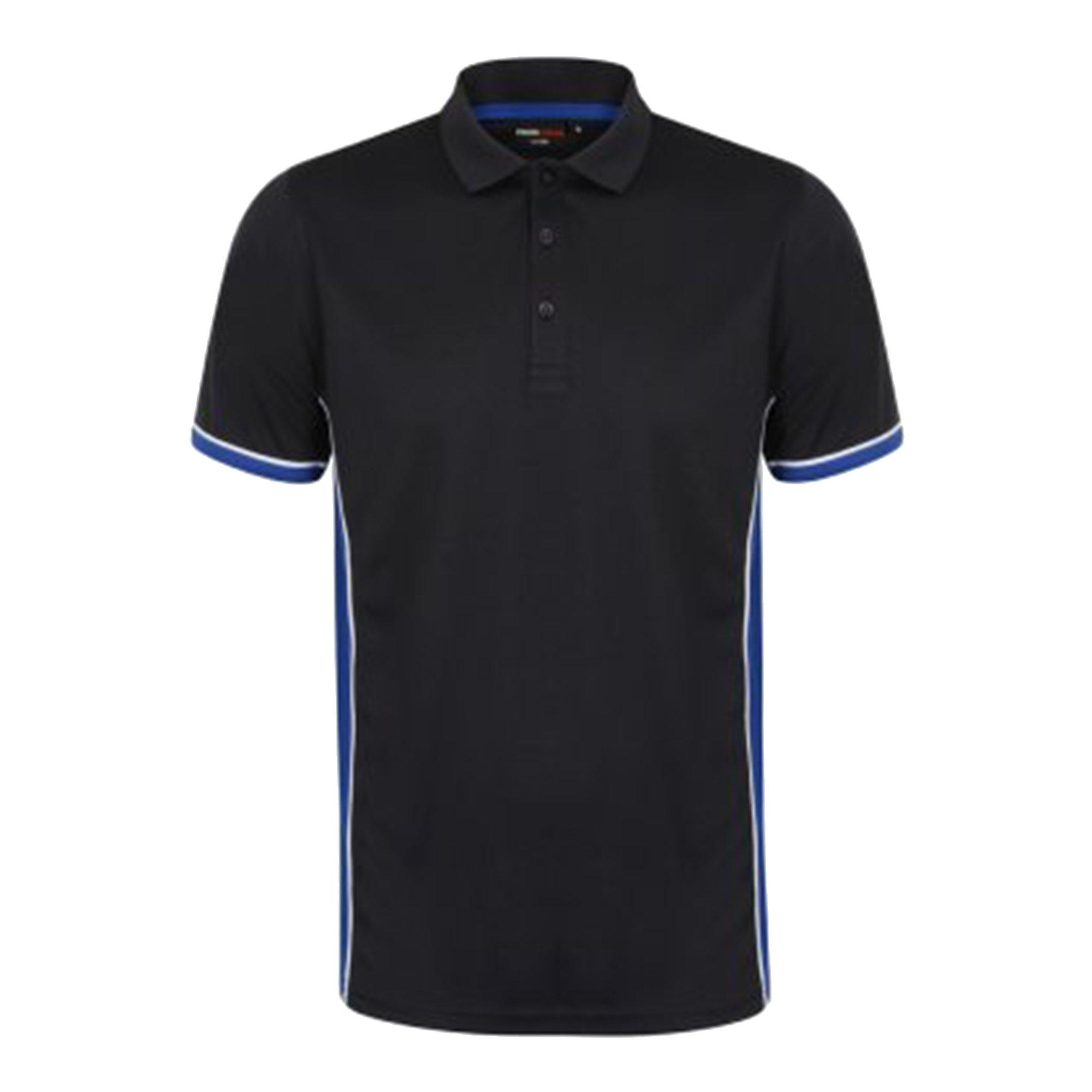 Finden & Hales TopCool Kurzarm Kontrast Polo Shirt