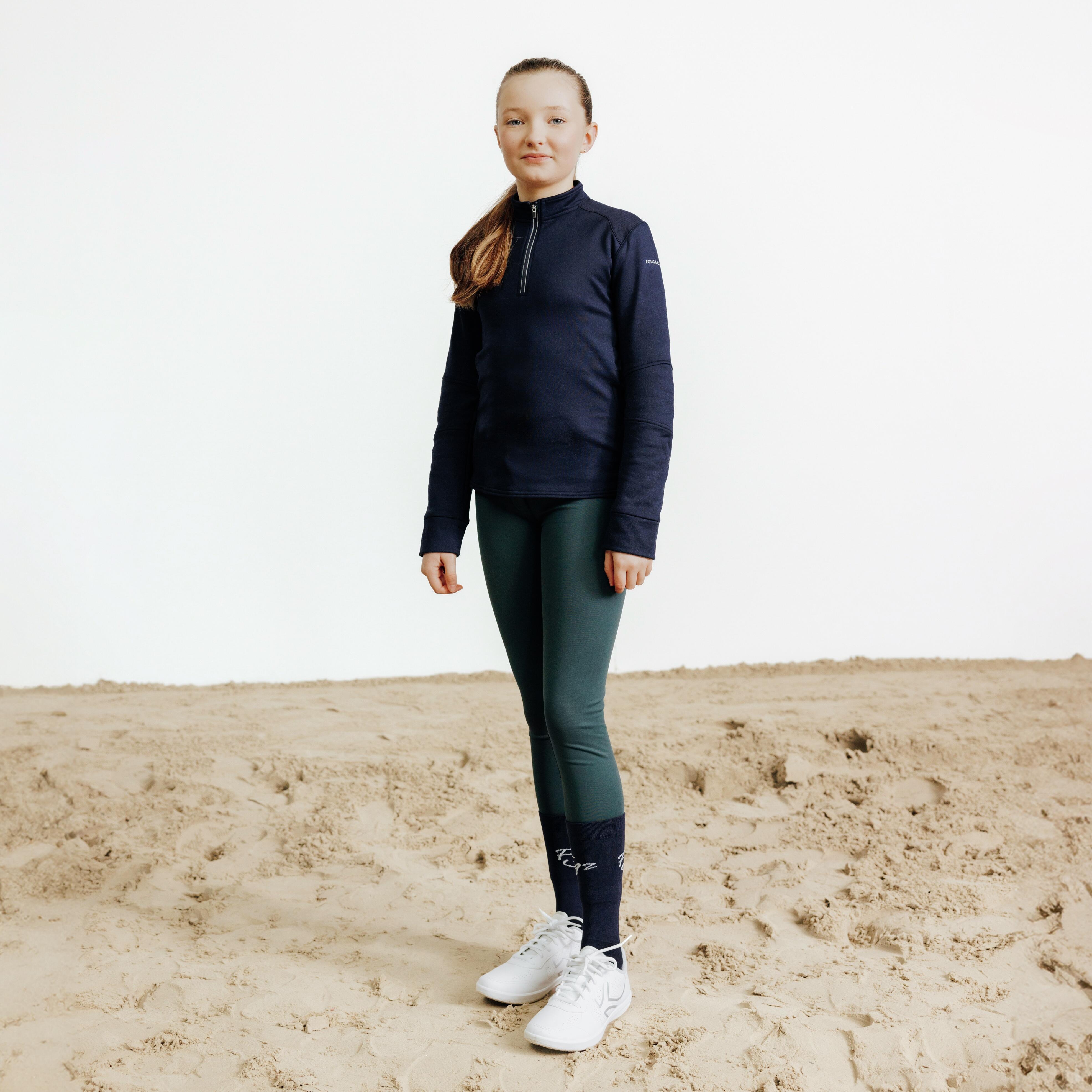 FOUGANZA Poloshirt langarm - 500