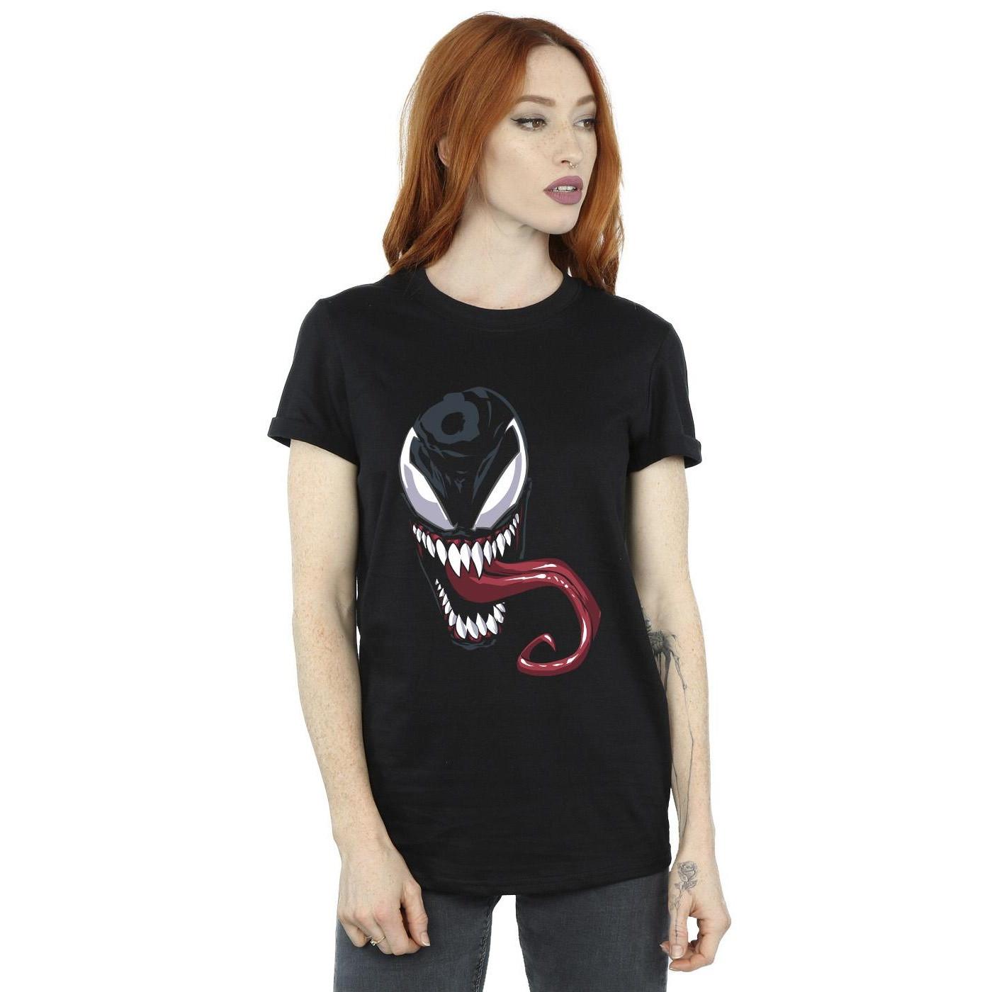 MARVEL Venom Face Grafikdruck T-Shirt