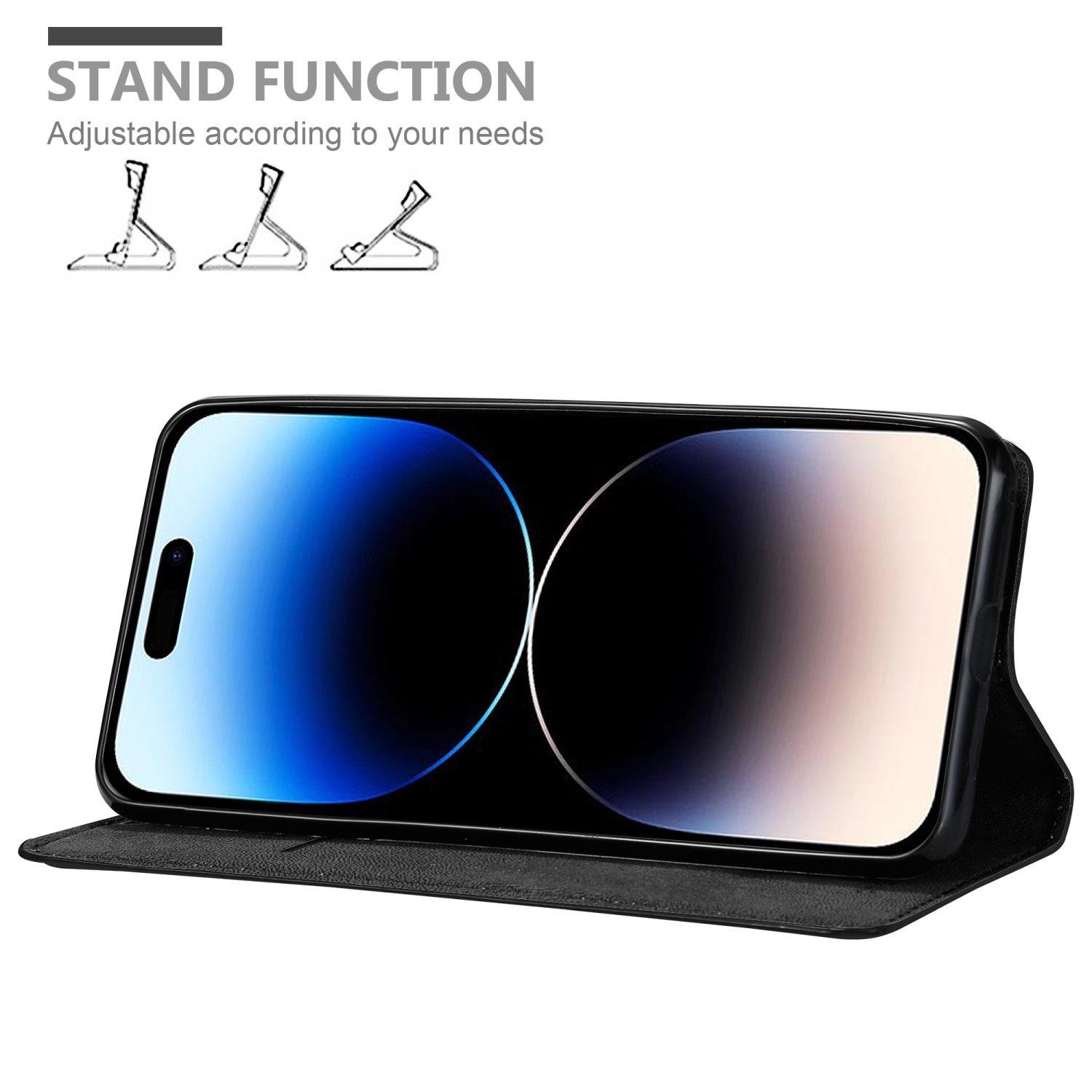 Cadorabo Hülle für Apple iPhone 14 PRO MAX Magnetverschluss, Kartenfach