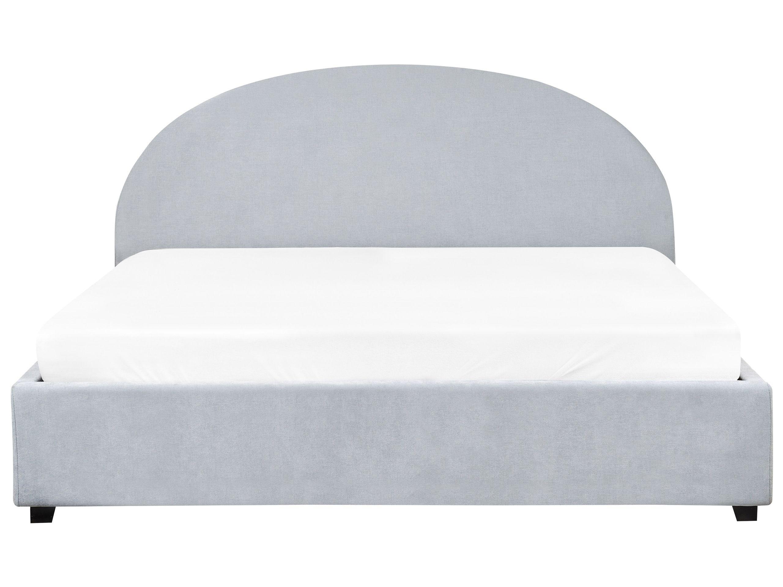Beliani Bett mit Stauraum aus Polyester Retro VAUCLUSE