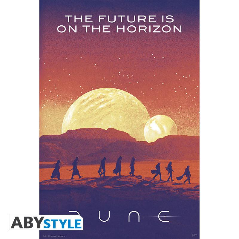 Abystyle Poster - Gerollt und mit Folie versehen - Dune - The Future is on the horizon