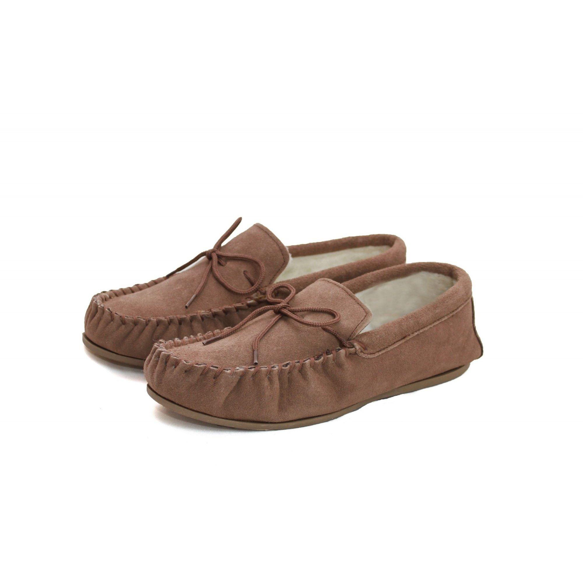 Eastern Counties Leather Moccasins mit harter Sohle