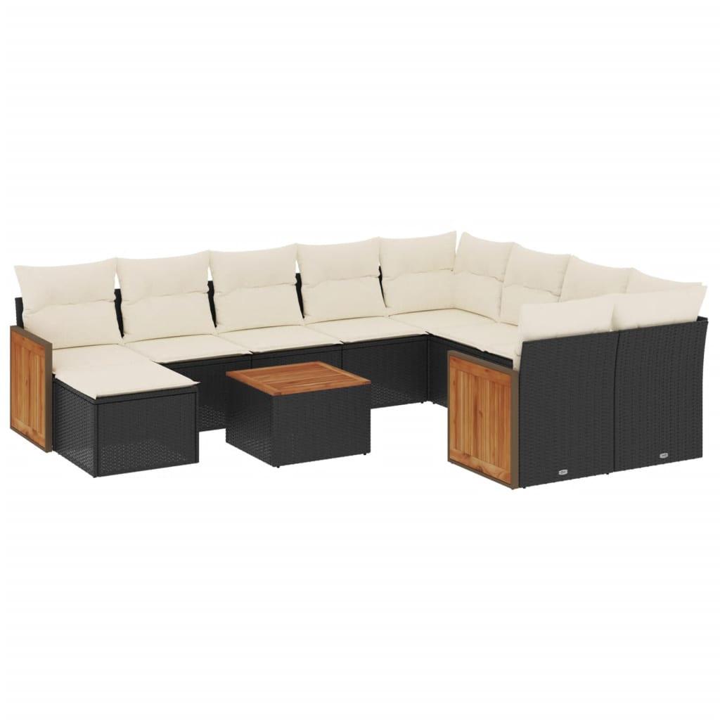 VidaXL Garten sofagarnitur poly-rattan