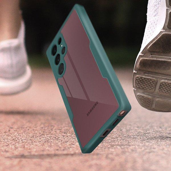 Avizar Rundumhülle Samsung S22 Ultra Dunkelgrün