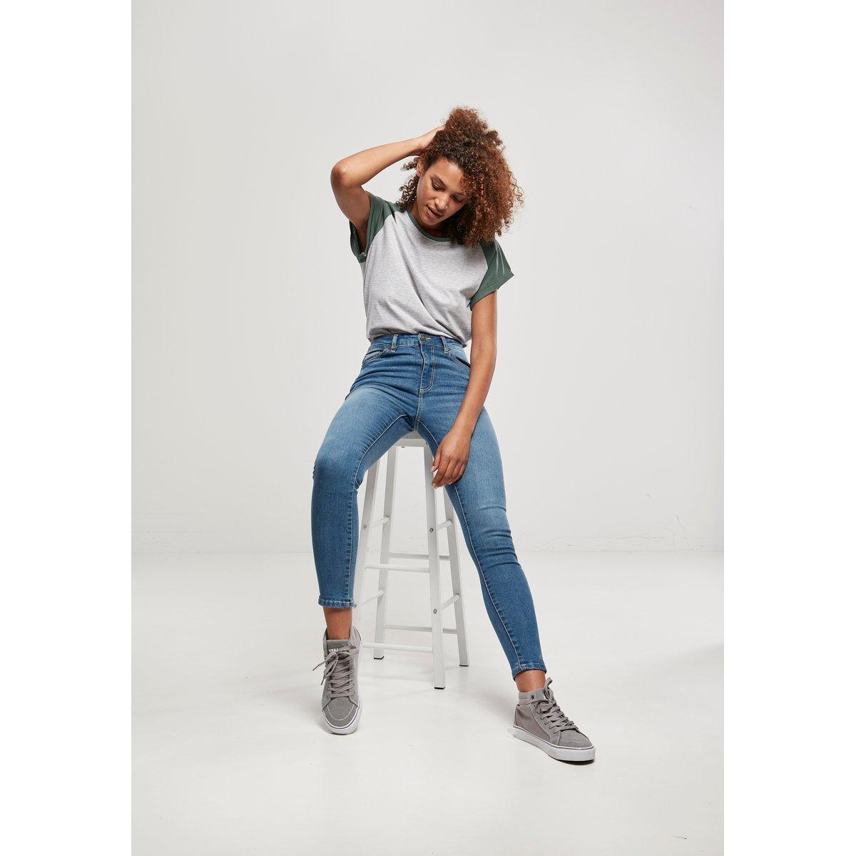 URBAN CLASSICS Contrast Raglan T-Shirt Grosse Grössen