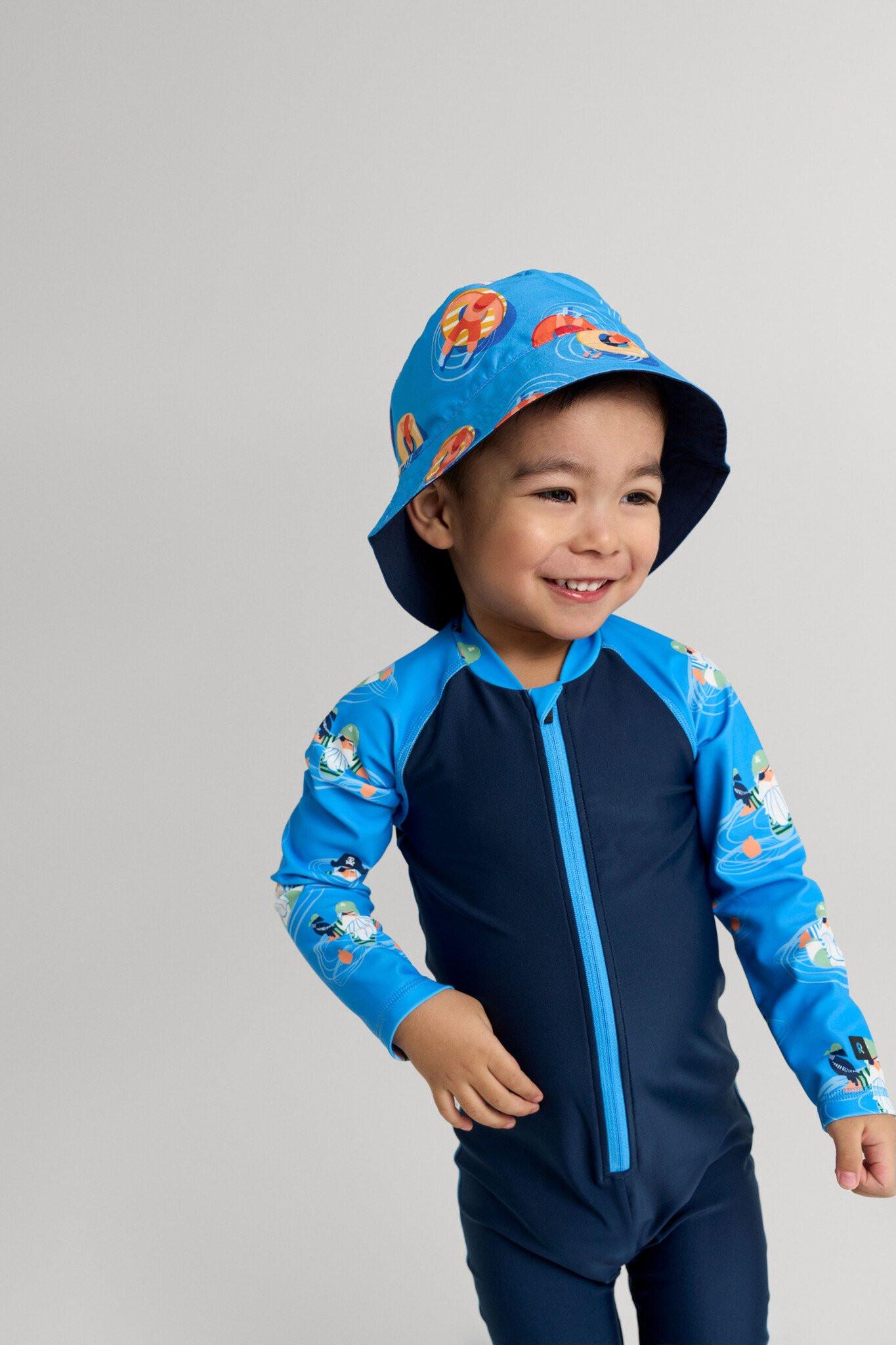 Reima Kinder Sonnenschutz Hut Viehe Cool blue