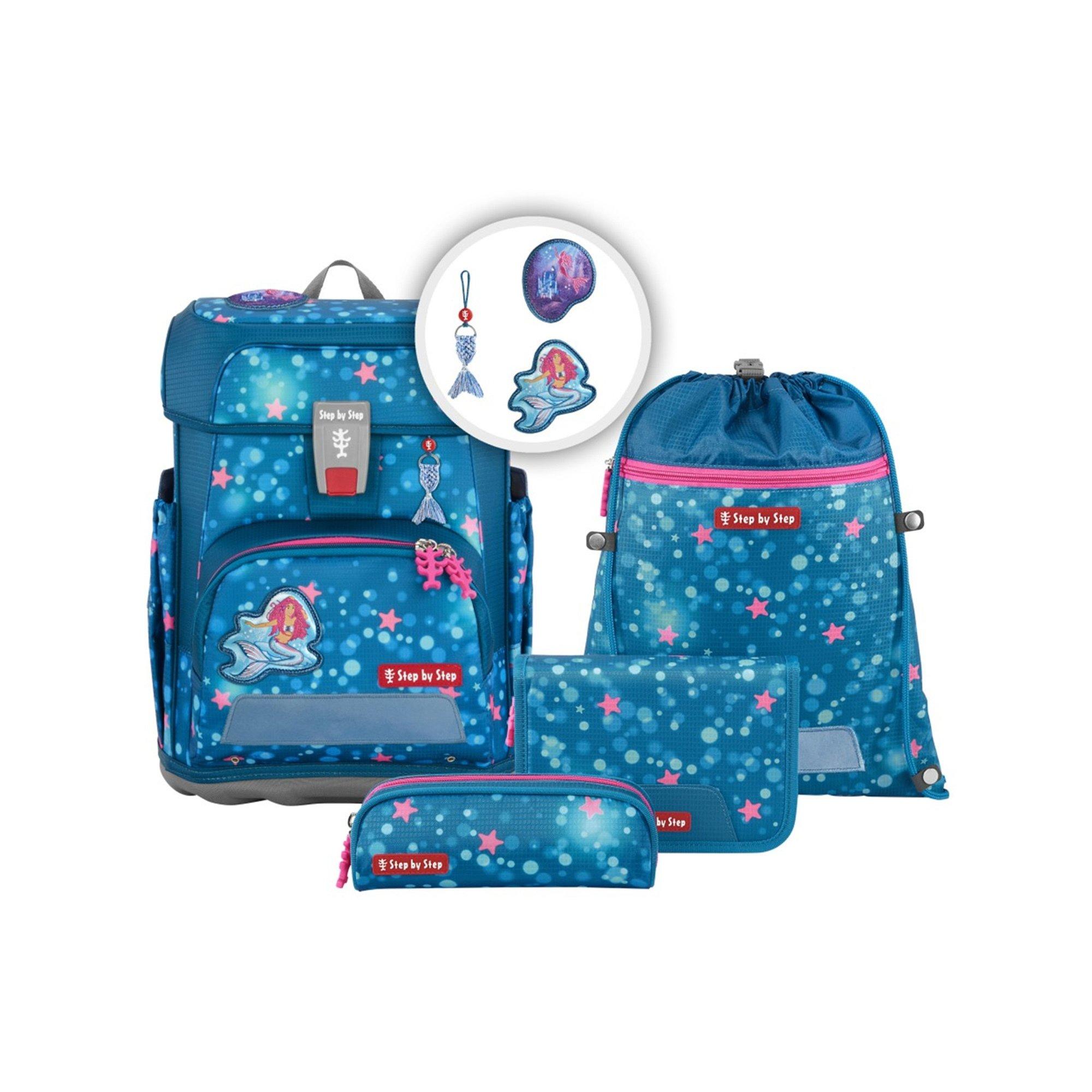 Step by Step Schulrucksack-Set, 6-teilig Mermaid Lola