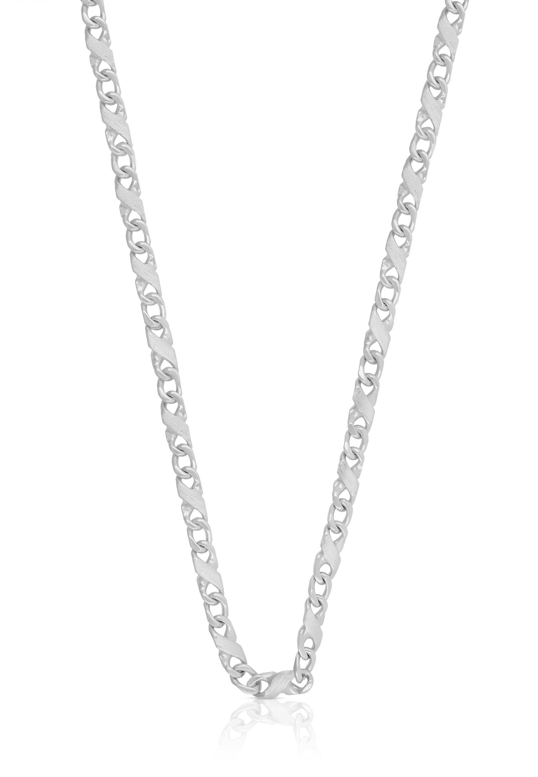 MUAU Schmuck Collier Carrera Weissgold 750, 3.5mm, 60cm