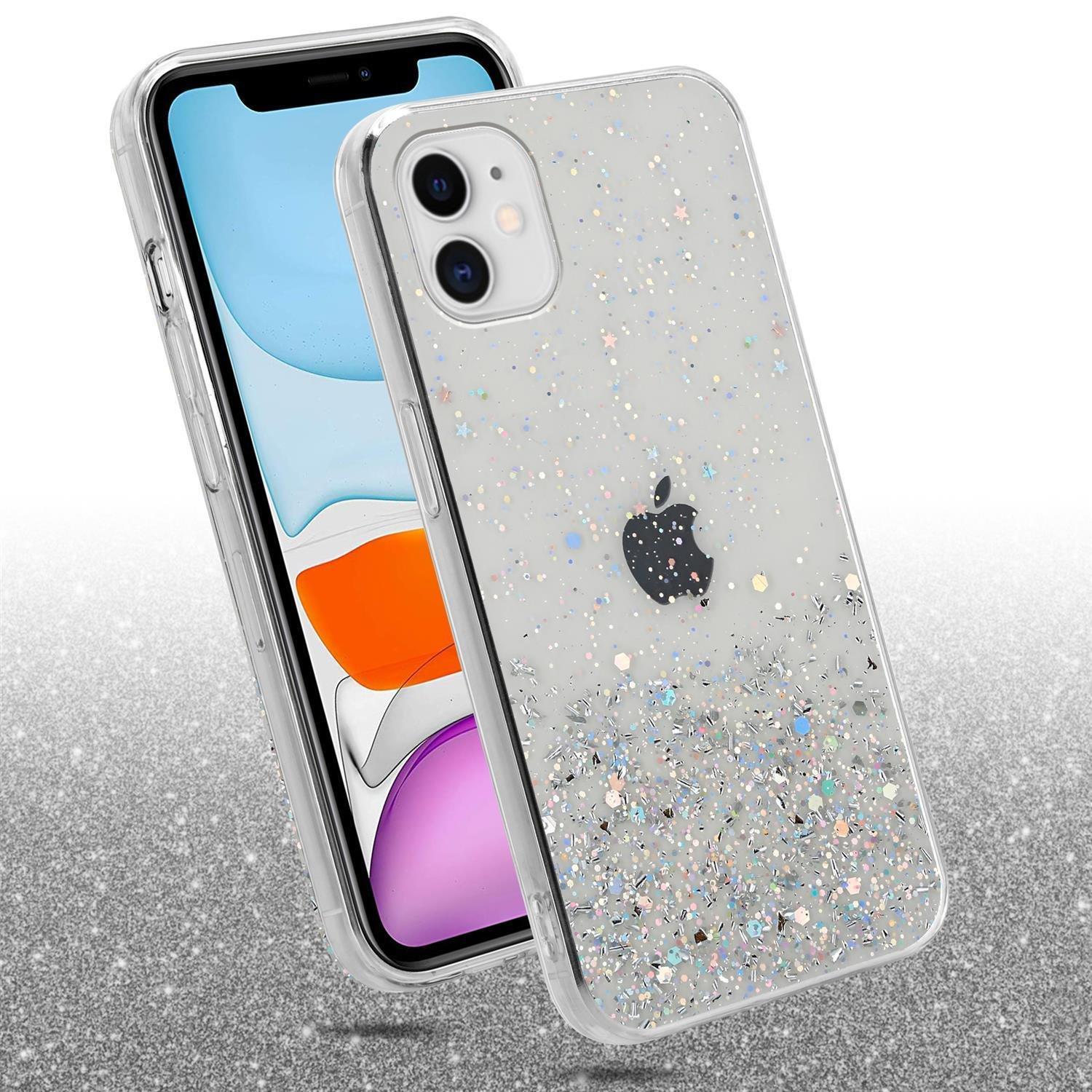 Cadorabo Hülle für Apple iPhone 11 PRO MAX TPU Silikon mit funkelnden Glitter