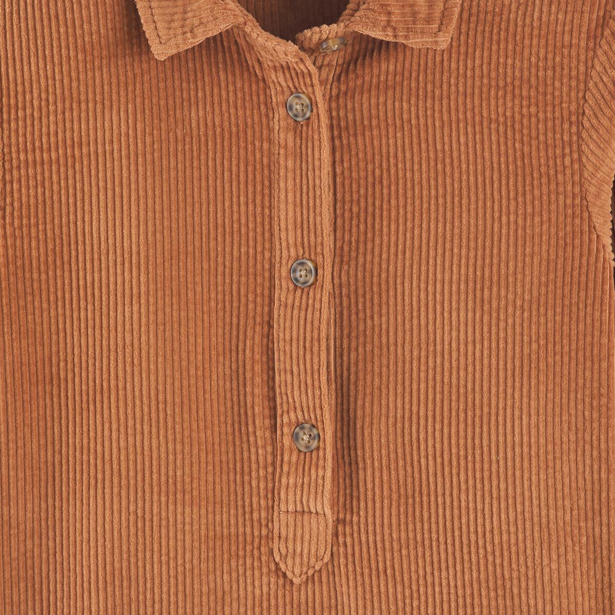 La Redoute Collections Langärmeliges Cord-Kleid