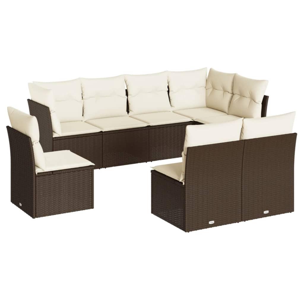 VidaXL Garten sofagarnitur poly-rattan