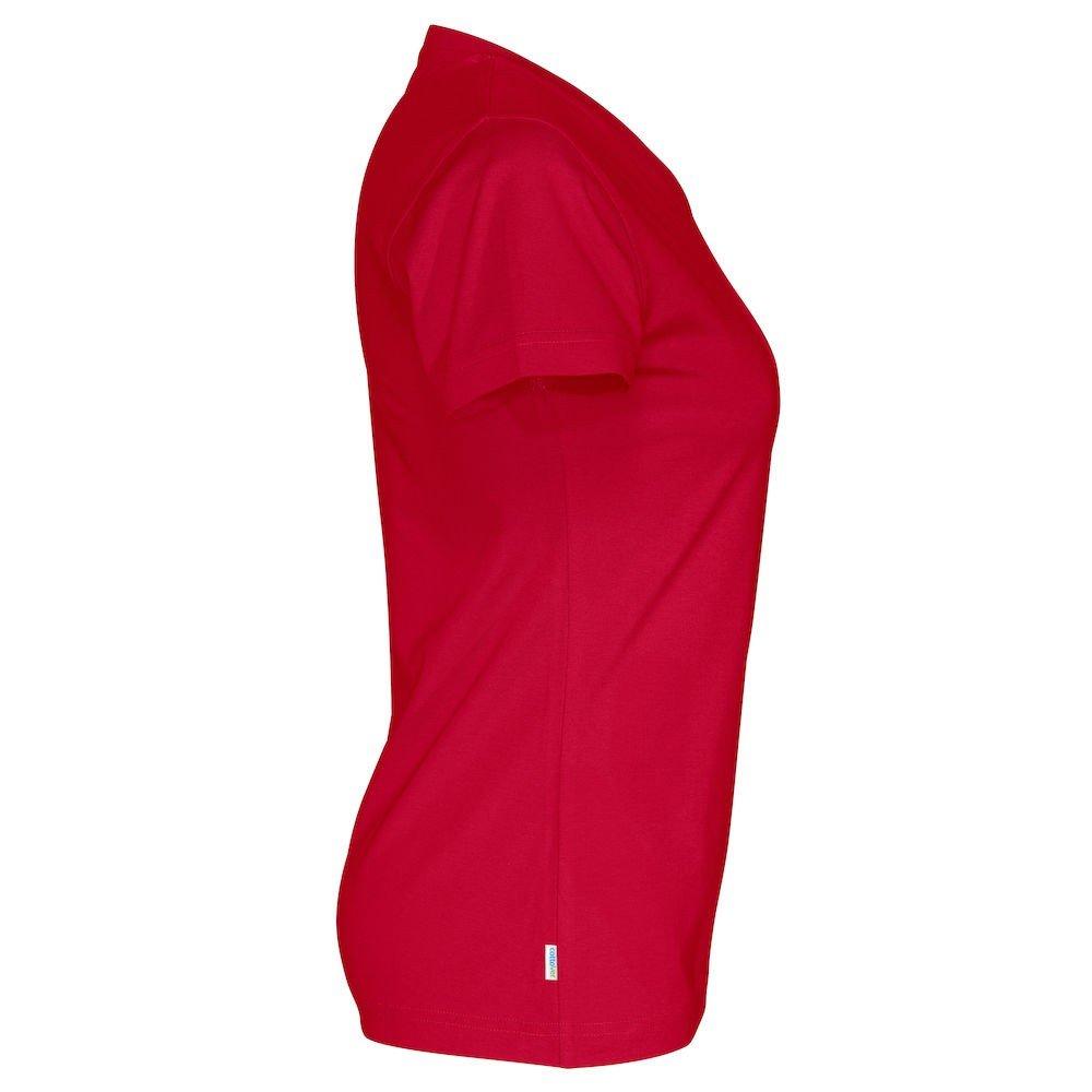 Cottover Kurzarm V-Ausschnitt T-Shirt