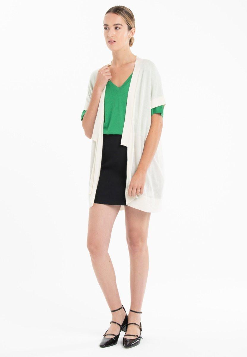 Studio Cashmere8 Kimono aus 2-fädigem, ultrafeinem Kaschmir und Wolle