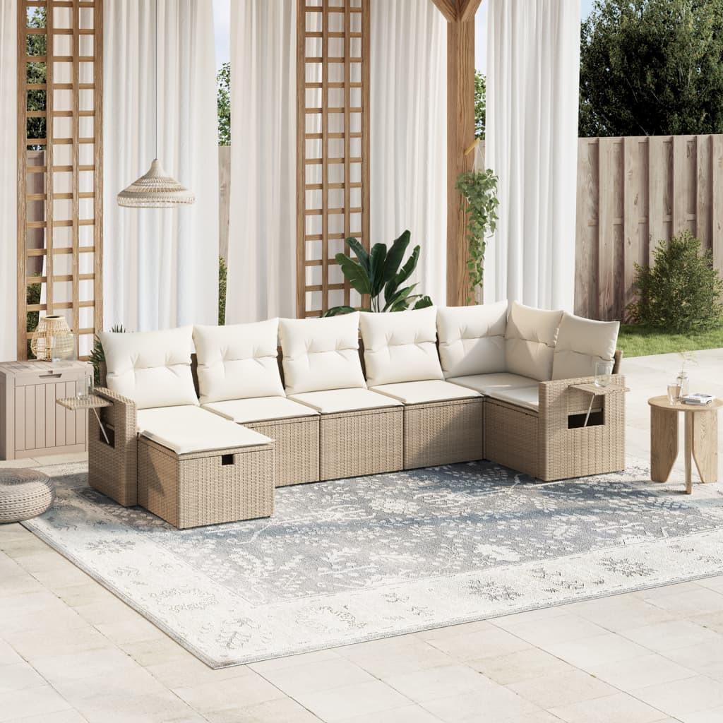 VidaXL Garten sofagarnitur poly-rattan