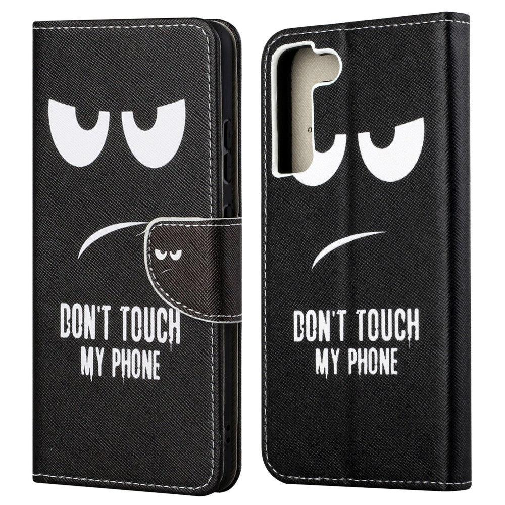 Cover-Discount Galaxy S22+ - Leder Hülle Don't Touch