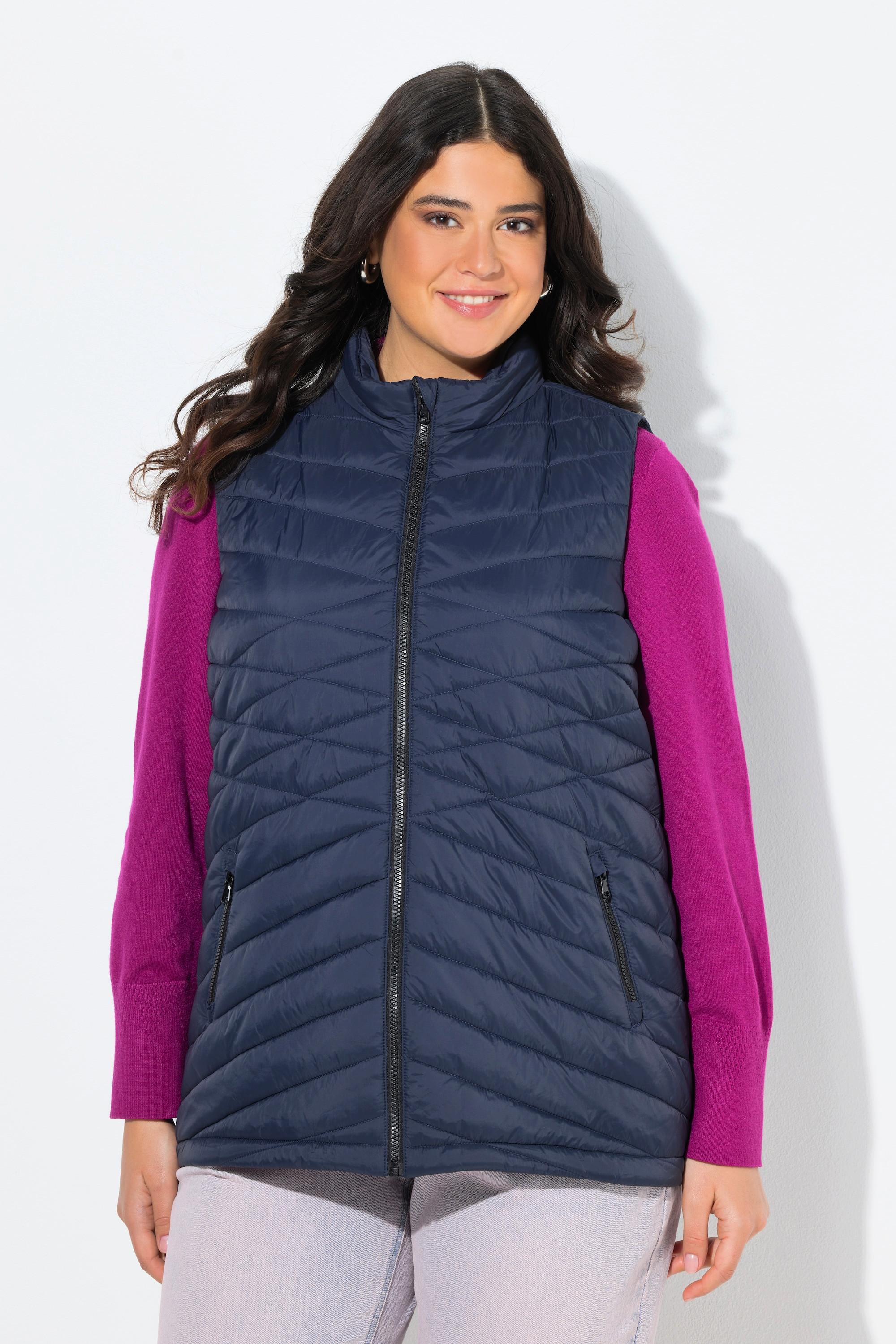 Ulla Popken HYPRAR Funktions-Steppweste, wasserabweisend, recycelt