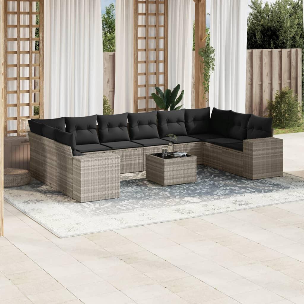 VidaXL Garten sofagarnitur poly-rattan