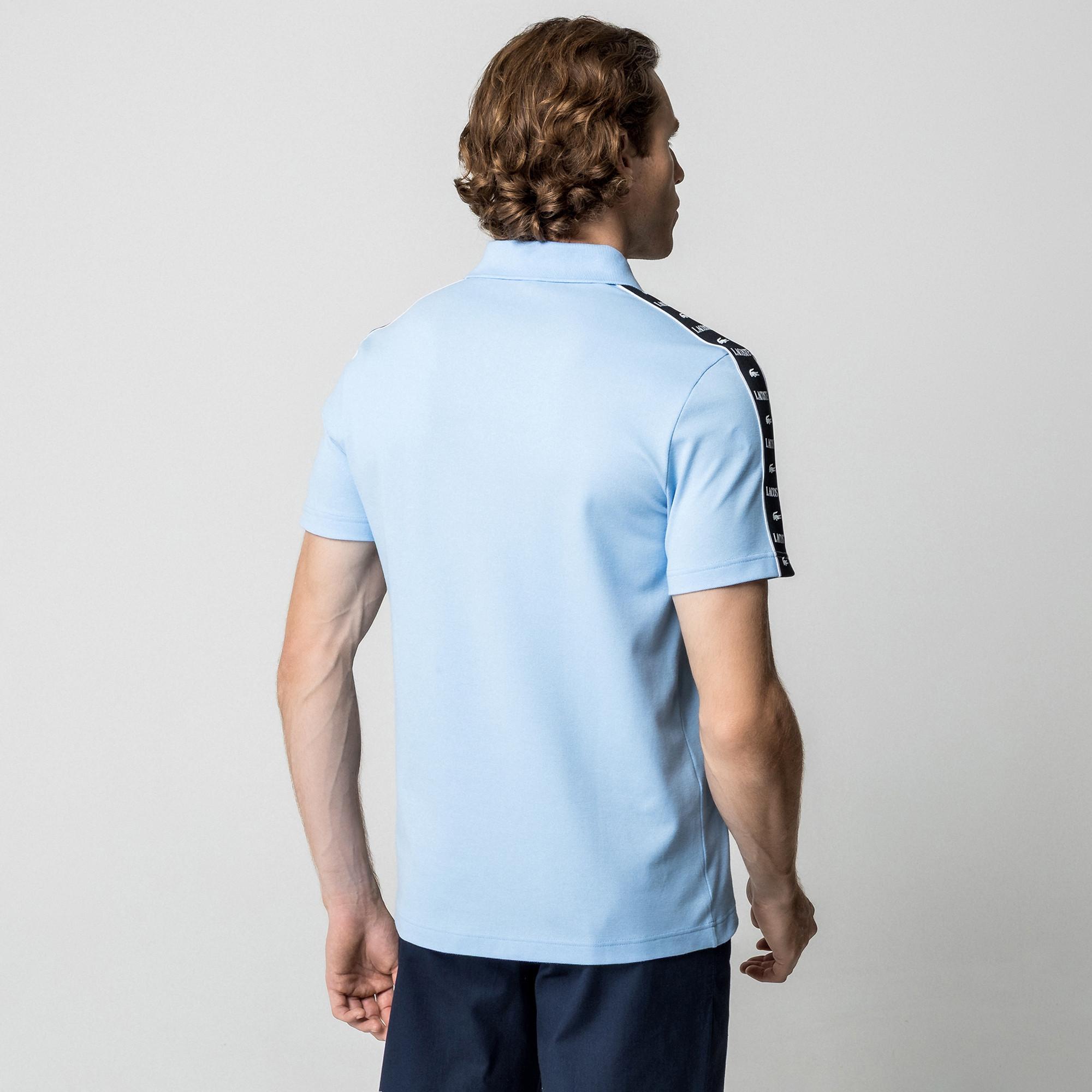 LACOSTE Polo Shirt mit Logo Tape