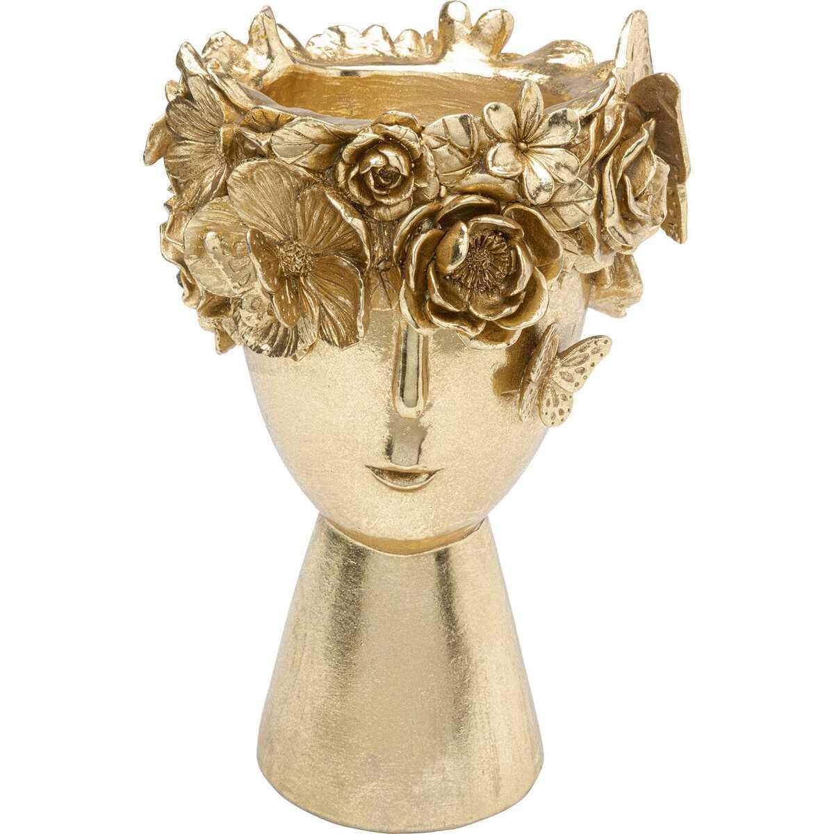 KARE Design Deko Vase Flowercrown gold 20