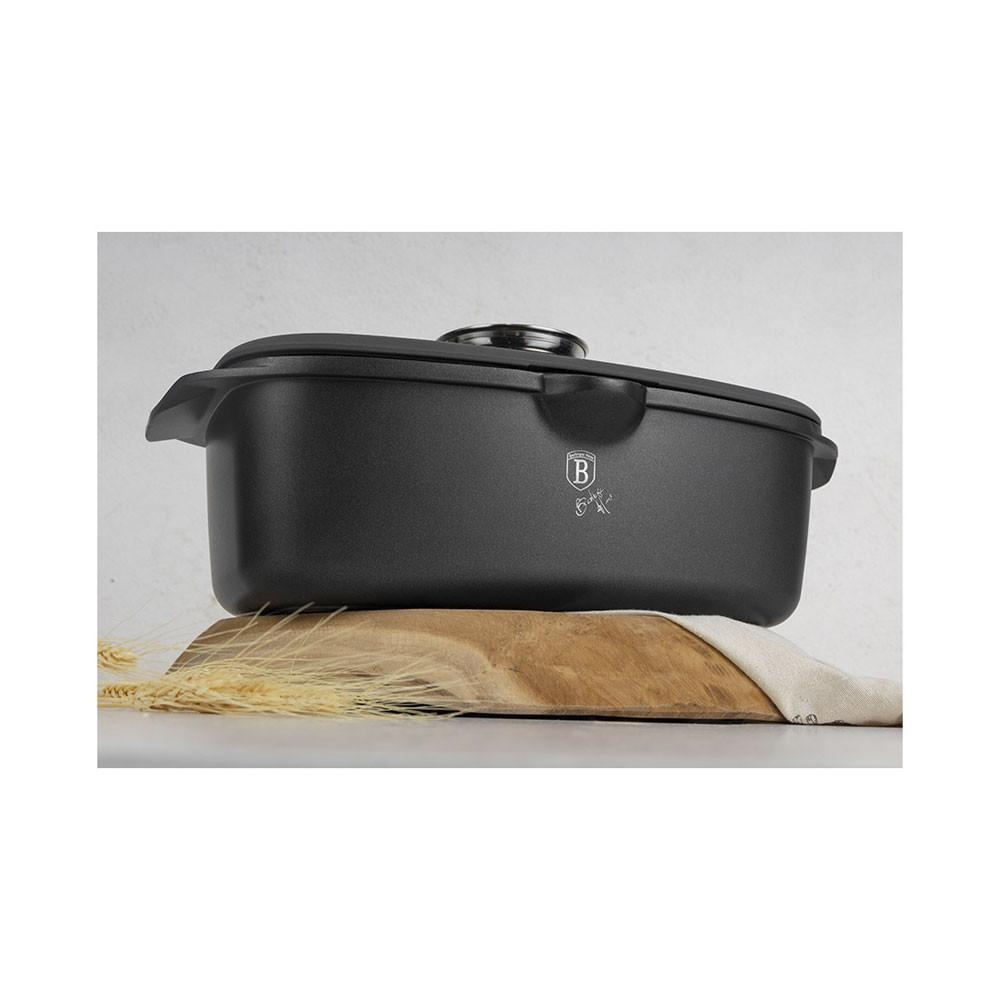 Berlinger Bräter Ø 40cm mit Deckel & Ausgiesser Anthracite Collection