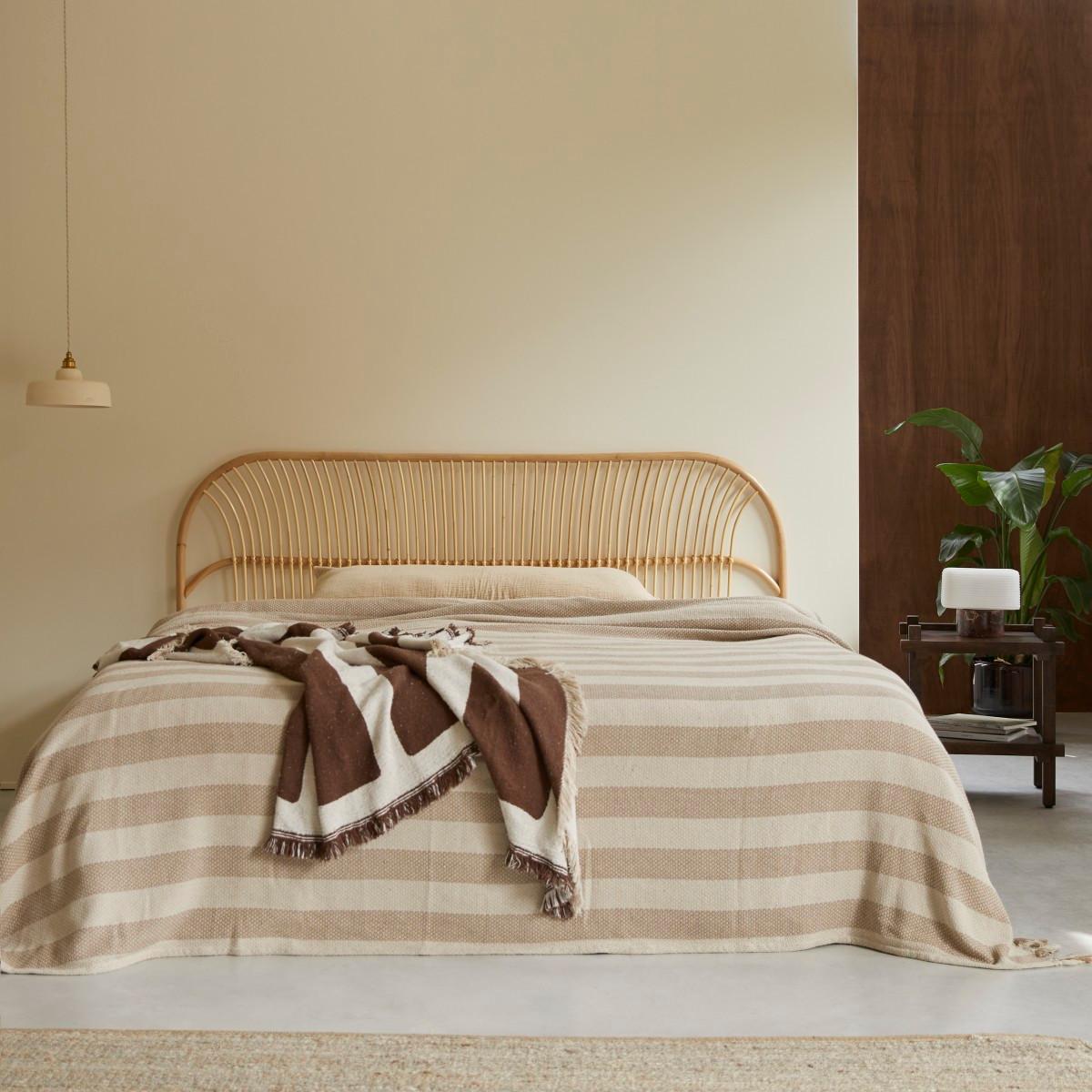 Tikamoon Bett-Kopfteil aus Rattan 200 cm Colette