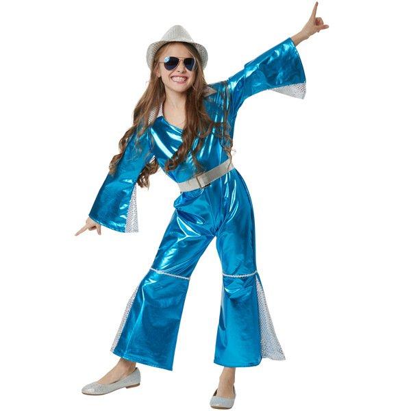 Tectake Mädchenkostüm Glitzerndes Disco Starlet