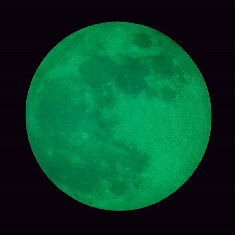 Gameloot Im Dunkeln leuchtender Aufkleber - Mond