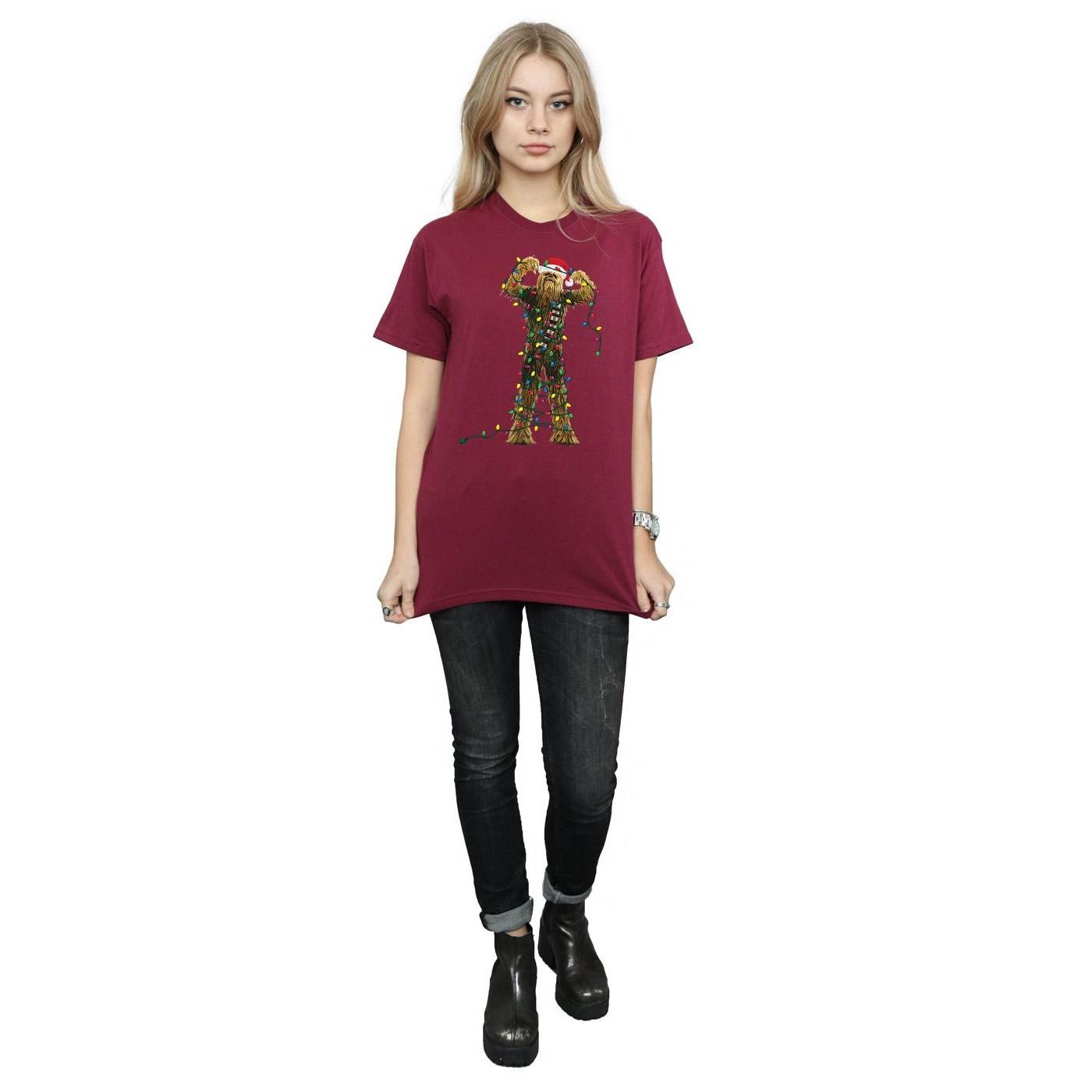 STAR WARS Christmas Chewbacca Loose Fit T-Shirt