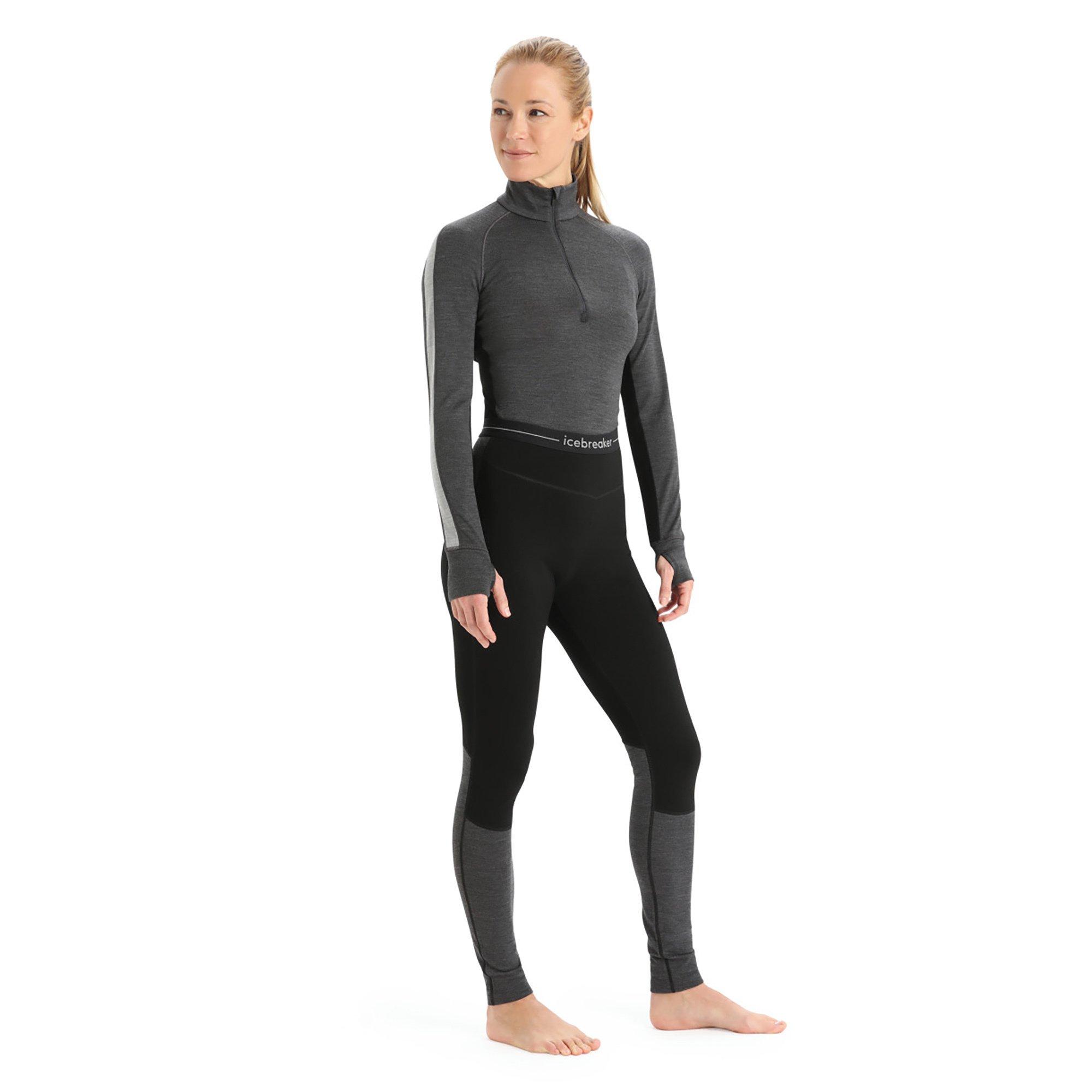 Icebreaker Women Merino 200 ZoneKnit™ Leggings Thermo-Tights, lang