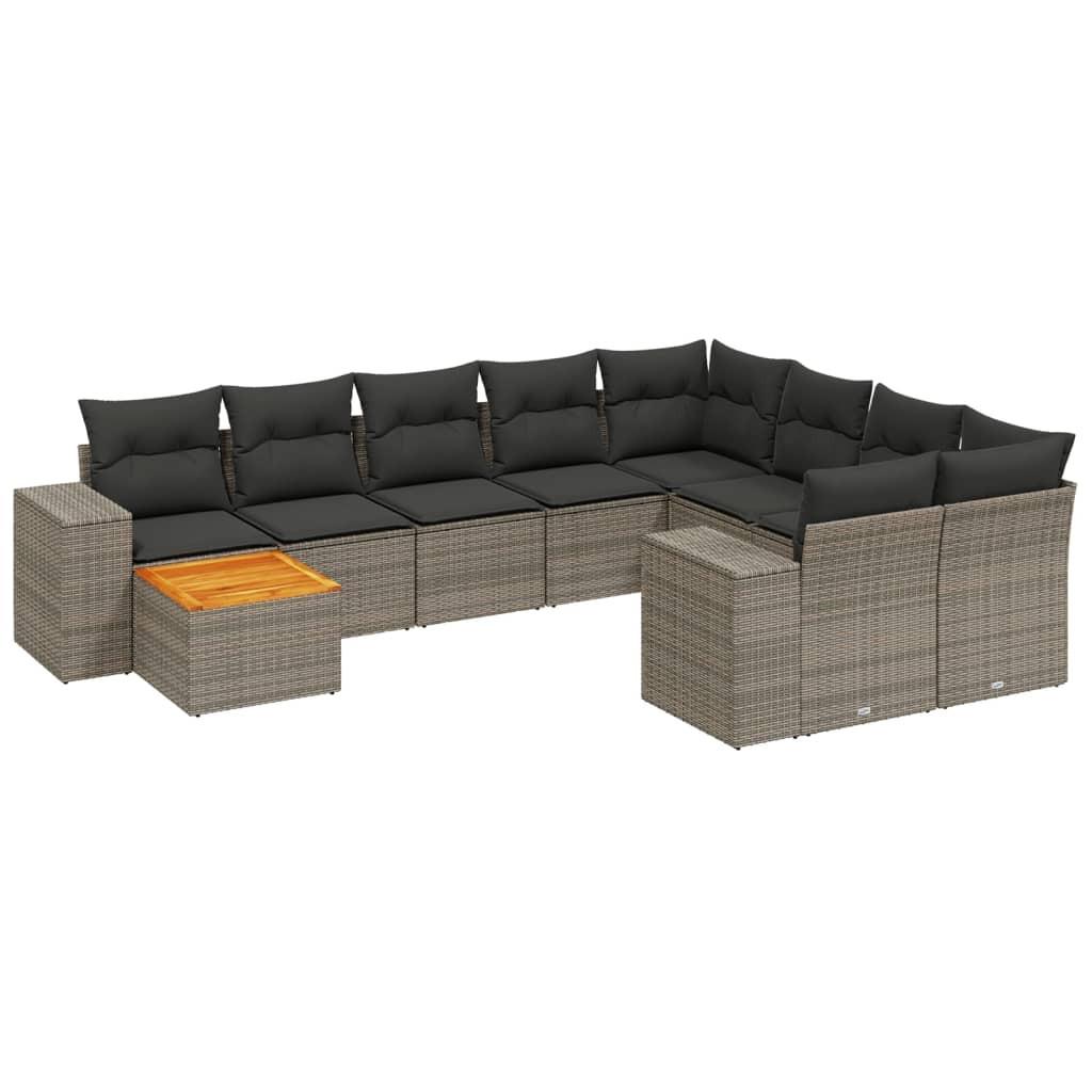 VidaXL Garten sofagarnitur poly-rattan