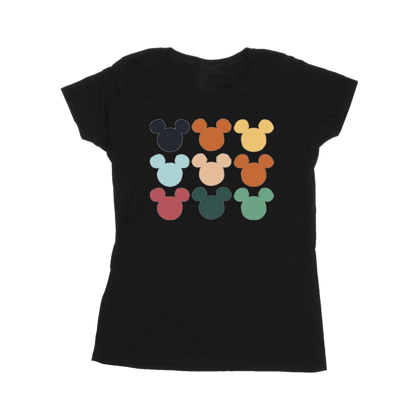 Disney Mickey Mouse Köpfe Print T-Shirt