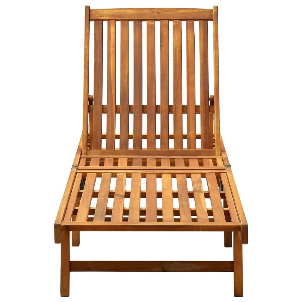 VidaXL Sonnenliege akazienholz
