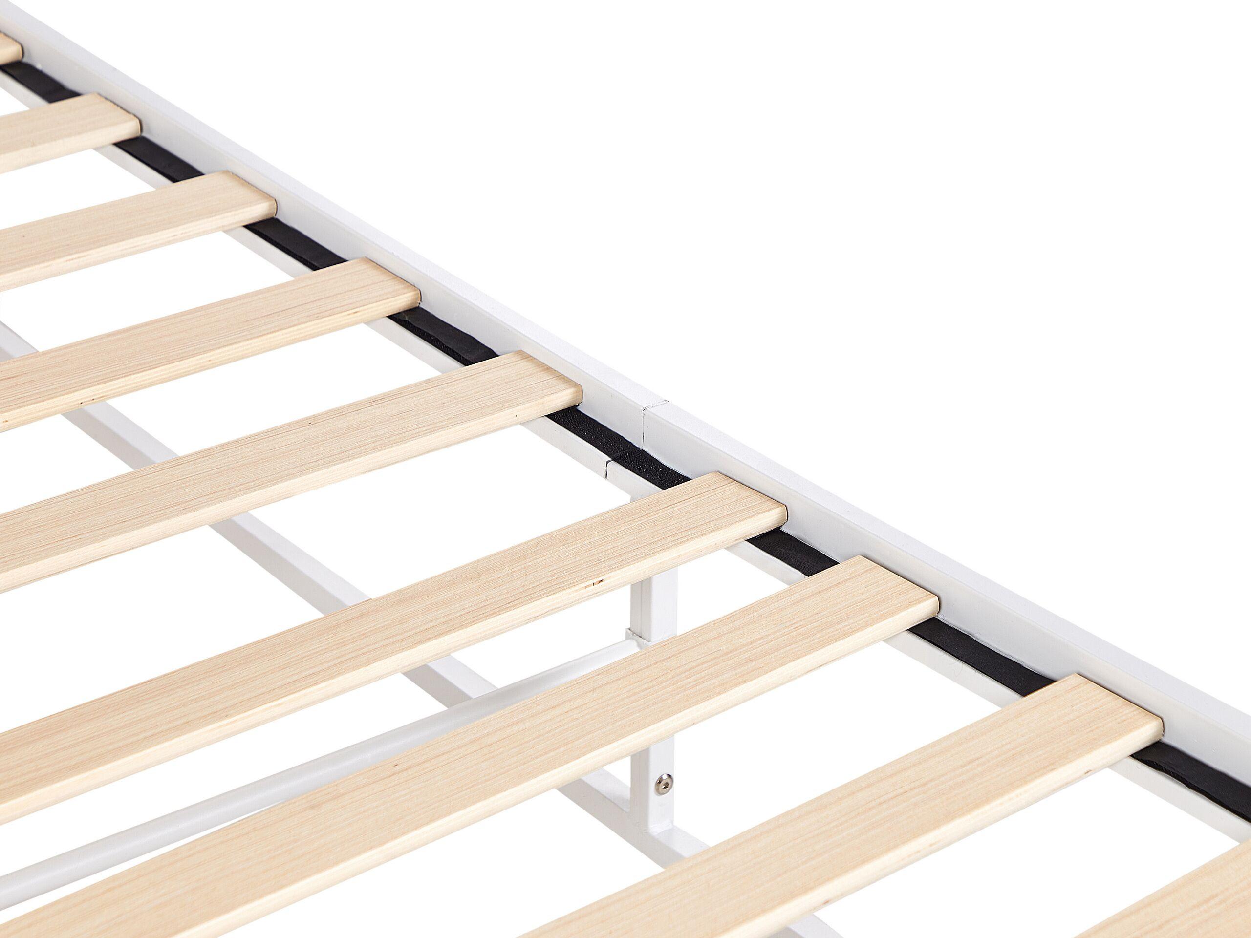 Beliani Bett mit Lattenrost aus Eisen Industriell VIRY